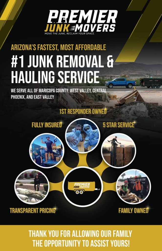 Premier Junk Movers promotional flyer